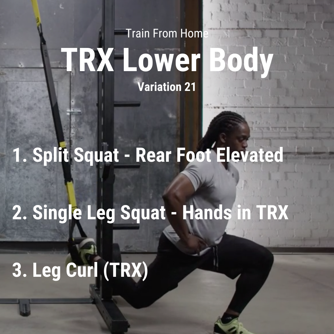 TRX Lower Body Variation BridgeAthletic